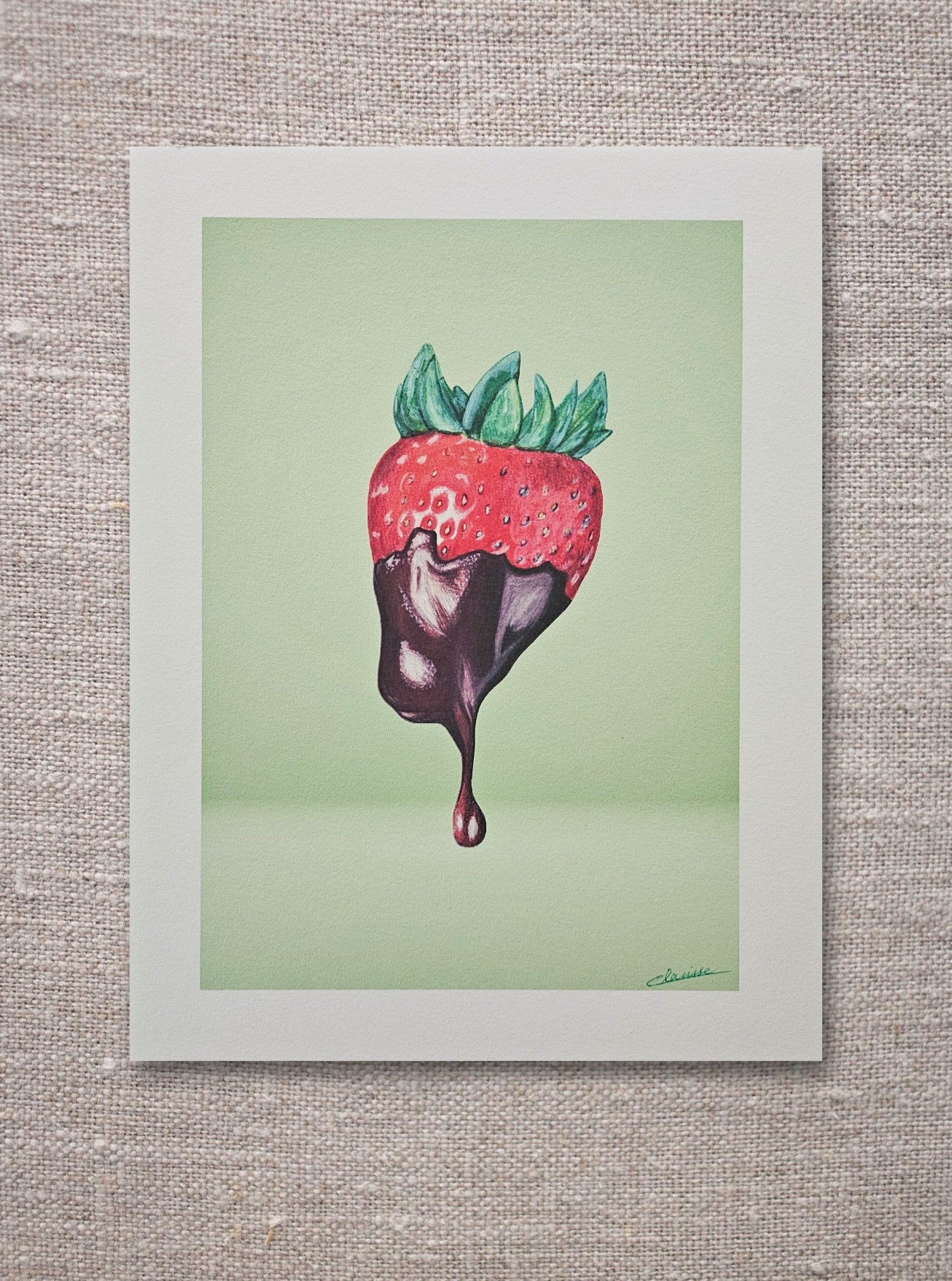 CHOCOLATE STRAWBERRY (Green version)